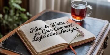 How to Write a Case Comment or Legislative Analysis